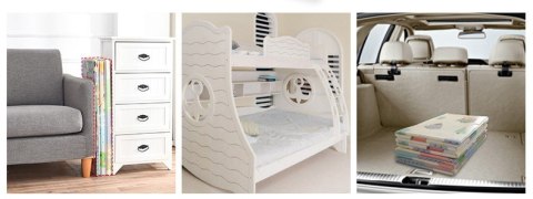 Dwustronna Mata Piankowa Dla Dzieci 150x200 cm – Ulica i Zwierzęta Dwustronna Mata Piankowa Dla Dzieci 150x200 cm – Ulica i Zwierzęta