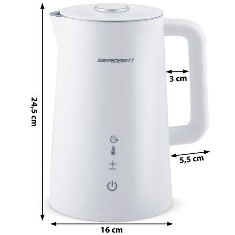 Czajnik Elektryczny Dotykowy Berdsen BD-709 – Regulacja Temperatury