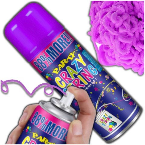 Serpentyna W Sprayu Fioletowa – 250 ml Na Urodziny I Imprezę Serpentyna W Sprayu Fioletowa – 250 ml Na Urodziny I Imprezę