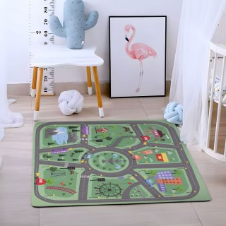 Duża Mata Piankowa Dla Dzieci ECOTOYS – Miasto EVA90,5x90,5 cm