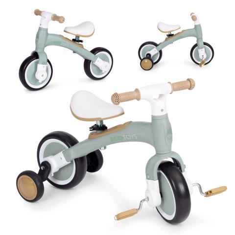 Rowerek Biegowy ECOTOYS 3W1 – Regulacja Siodełka i Odłączane Pedały Rowerek Biegowy ECOTOYS 3W1 – Regulacja Siodełka i Odłączane Pedały