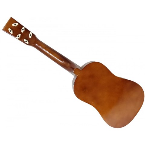 Drewniana Gitara Akustyczna Dla Dzieci Coffee - 6 Strun + Akcesoria