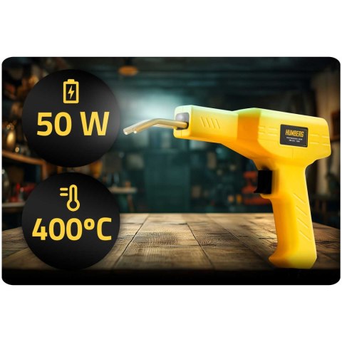 Spawarka Do Plastiku Humberg HM-292 50 W – Zestaw Zszywek 200 Sztuk Spawarka Do Plastiku Humberg HM-292 50 W – Zestaw Zszywek 200 Sztuk