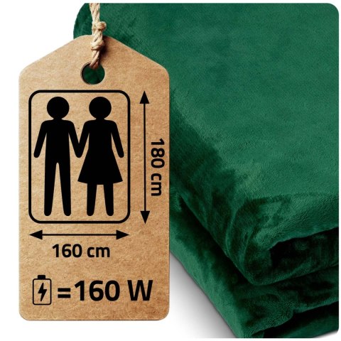 Koc Elektryczny z Berdsen BD-960 + Timer 180 x 160 cm – Miękki, Duży Koc Elektryczny z Berdsen BD-960 + Timer 180 x 160 cm – Miękki, Duży