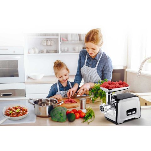 Maszynka do mielenia mięsa i szatkowania warzyw, nadziewarka Berdsen BM-601B – 1200 W mocy Maszynka do mielenia mięsa i szatkowania warzyw, nadziewarka Berdsen BM-601B – 1200 W mocy