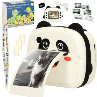 Aparat Fotograficzny Natychmiastowy Drukarka Termiczna Panda + wkłady