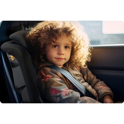 Fotelik samochodowy Nukido Louis ISOFIX i-Size (15-36 kg) - czarny