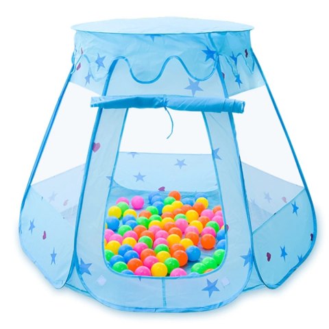 Samorozkładający Namiot Domek Z Podłogą Dla Dziewczynki – Motyw Gwiazdek