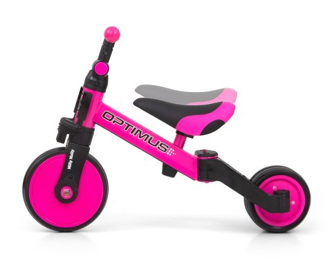 Milly Mally Optimus Rowerek Dla Dzieci 3w1 Trójkołowy Biegowy Pink Milly Mally Optimus Rowerek Dla Dzieci 3w1 Trójkołowy Biegowy Pink