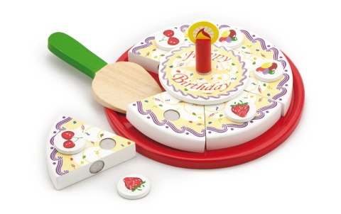 Drewniany Tort do Krojenia dla Dzieci - Viga Drewniany Tort do Krojenia dla Dzieci - Viga