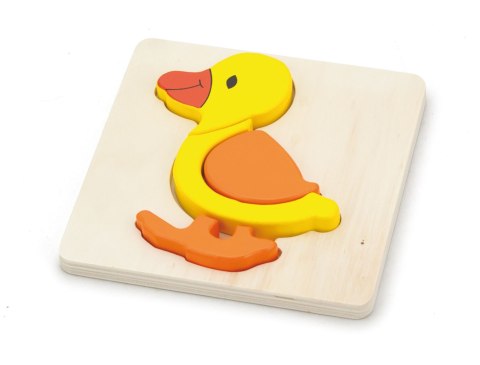 Drewniane Puzzle Maluszka Viga 59929 - Kaczka Drewniane Puzzle Maluszka Viga 59929 - Kaczka
