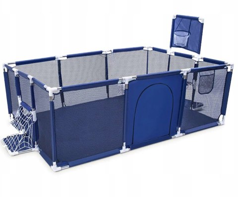 Duży kojec z koszem i bramką - Suchy basen dla dzieci NiceKids 235 x 129 cm Duży kojec z koszem i bramką - Suchy basen dla dzieci NiceKids 235 x 129 cm