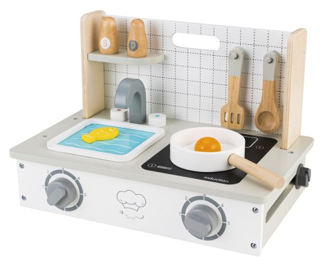 Drewniana Kuchenka z Akcesoriami - Mini Kuchnia ECOTOYS Drewniana Kuchenka z Akcesoriami - Mini Kuchnia ECOTOYS
