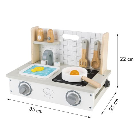 Drewniana Kuchenka z Akcesoriami - Mini Kuchnia ECOTOYS Drewniana Kuchenka z Akcesoriami - Mini Kuchnia ECOTOYS