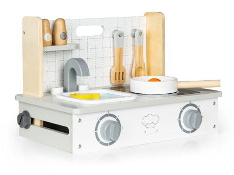 Drewniana Kuchenka z Akcesoriami - Mini Kuchnia ECOTOYS Drewniana Kuchenka z Akcesoriami - Mini Kuchnia ECOTOYS