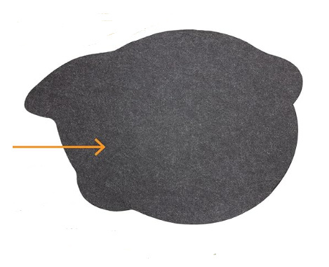 Drapak na Podłogę w Kształcie Myszy dla Kotów - 56 x 40 cm Drapak na Podłogę w Kształcie Myszy dla Kotów - 56 x 40 cm