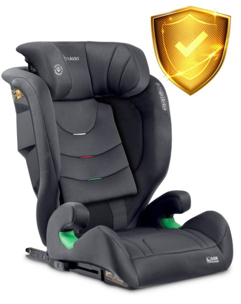 Fotelik samochodowy Nukido Louis ISOFIX i-Size (15-36 kg) - szary Fotelik samochodowy Nukido Louis ISOFIX i-Size (15-36 kg) - szary