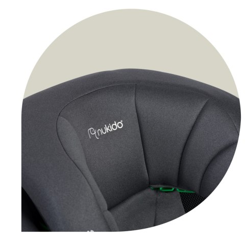 Fotelik samochodowy Nukido Louis ISOFIX i-Size (15-36 kg) - szary Fotelik samochodowy Nukido Louis ISOFIX i-Size (15-36 kg) - szary