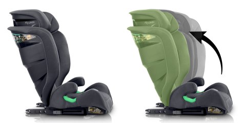 Fotelik samochodowy Nukido Louis ISOFIX i-Size (15-36 kg) - szary Fotelik samochodowy Nukido Louis ISOFIX i-Size (15-36 kg) - szary