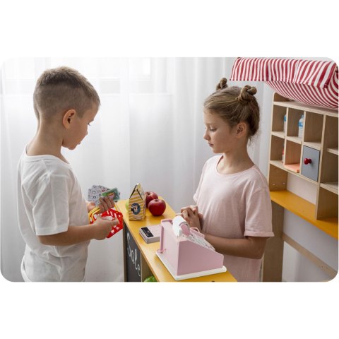 Drewniana Kasa Sklepowa Fiskalna RK-868 Ricokids Drewniana Kasa Sklepowa Fiskalna RK-868 Ricokids