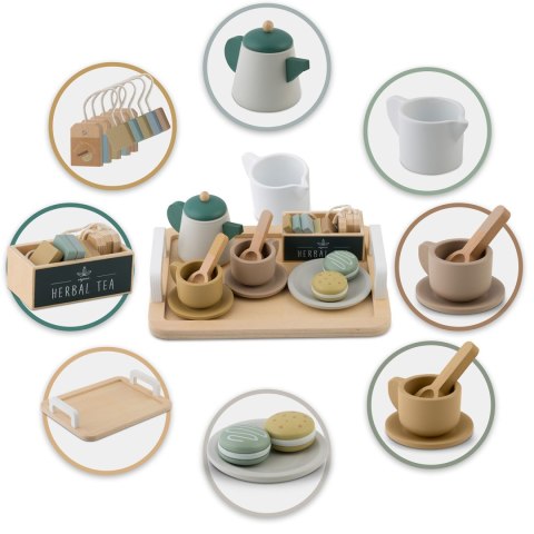 Drewniany Zestaw do Herbaty Nukido NK-864 – Edukacyjna Zabawka Montessori Drewniany Zestaw do Herbaty Nukido NK-864 – Edukacyjna Zabawka Montessori