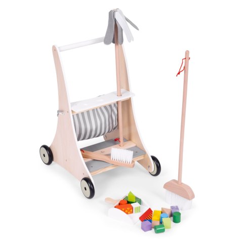 Drewniany Zestaw Sprzątający ECOTOYS - Idealny Dla Małych Pomocników Drewniany Zestaw Sprzątający ECOTOYS - Idealny Dla Małych Pomocników