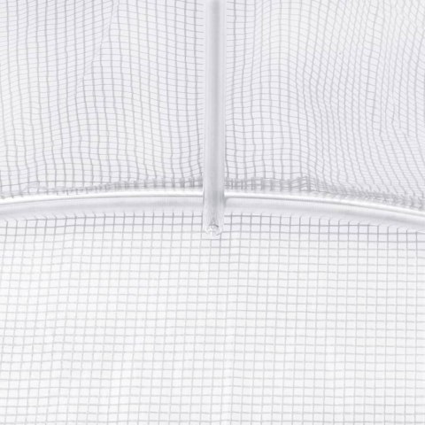 Szklarnia Ogrodowa 13,5 m 450 x 300 cm Konstrukcja z Siatki PE i Stali Szklarnia Ogrodowa 13,5 m 450 x 300 cm Konstrukcja z Siatki PE i Stali