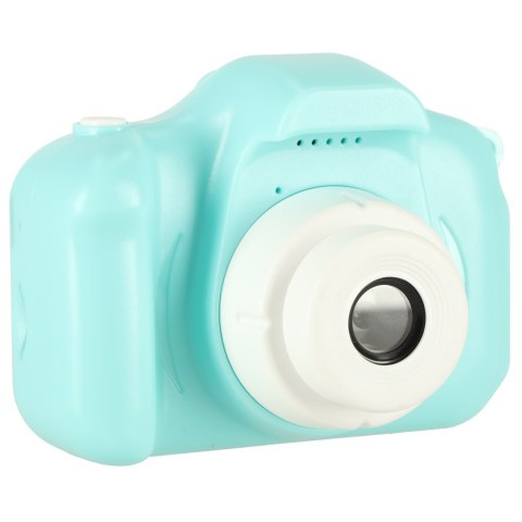 Aparat Fotograficzny Dla Dzieci Mini HD 2.0" – Gry, Kamera, Filmy, Smycz, Miętowy