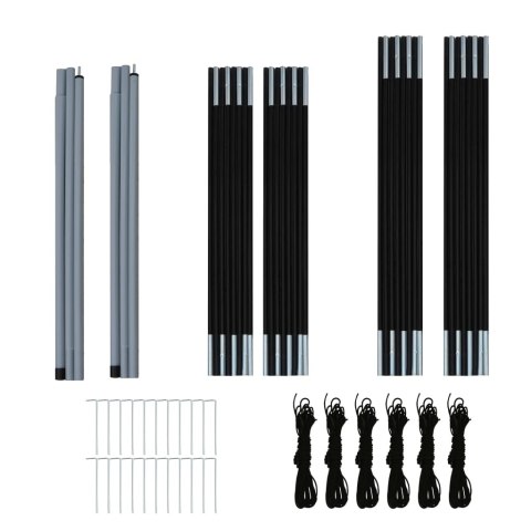 Duży Namiot Kempingowy 6-Osobowy – 2 Przedziały, 576x235x190 cm Duży Namiot Kempingowy 6-Osobowy – 2 Przedziały, 576x235x190 cm