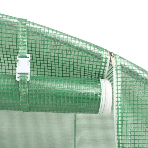 Szklarnia Ogrodowa 13,5 m 450 x 300 cm Konstrukcja z Siatki PE i Stali Szklarnia Ogrodowa 13,5 m 450 x 300 cm Konstrukcja z Siatki PE i Stali