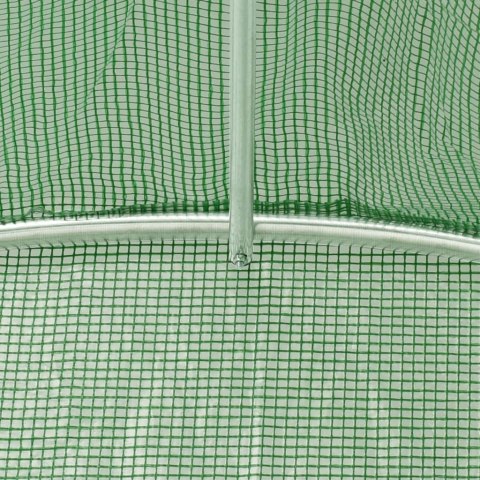 Szklarnia Ogrodowa 13,5 m 450 x 300 cm Konstrukcja z Siatki PE i Stali Szklarnia Ogrodowa 13,5 m 450 x 300 cm Konstrukcja z Siatki PE i Stali