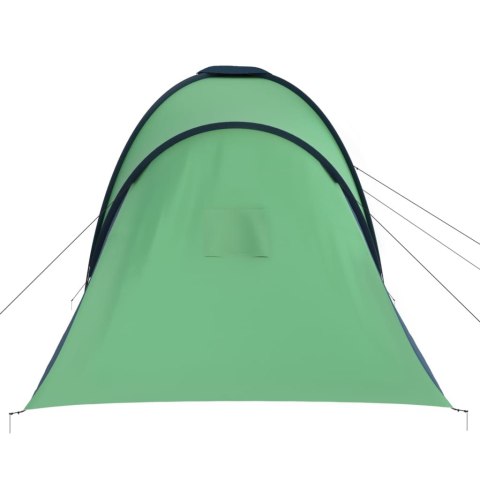Duży Namiot Kempingowy 6-Osobowy – 2 Przedziały, 576x235x190 cm Zielony