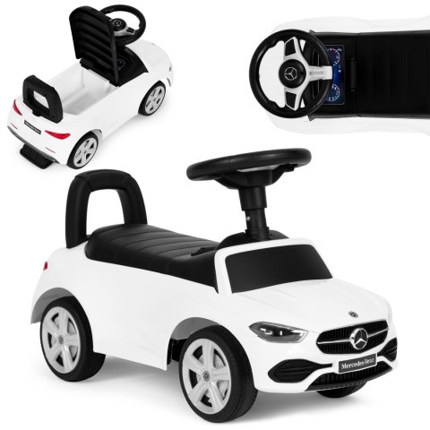 Jeździk Autko Mercedes C Class – Interaktywna Kierownica I Schowek Jeździk Autko Mercedes C Class – Interaktywna Kierownica I Schowek
