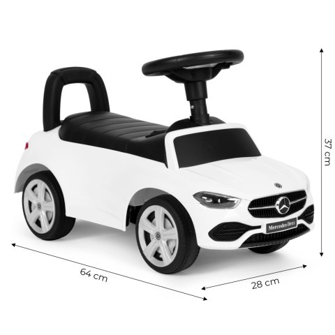 Jeździk Autko Mercedes C Class – Interaktywna Kierownica I Schowek Jeździk Autko Mercedes C Class – Interaktywna Kierownica I Schowek