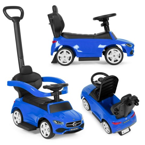 Jeździk Pchacz dla Dzieci Mercedes C Class 3w1 Interaktywny Niebieski Jeździk Pchacz dla Dzieci Mercedes C Class 3w1 Interaktywny Niebieski