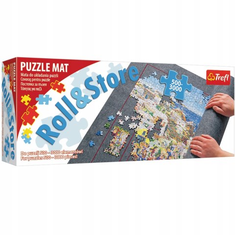 Mata Do Układania Puzzli 500-3000 Elementów Trefl – Filcowa, Z Tubą Mata Do Układania Puzzli 500-3000 Elementów Trefl – Filcowa, Z Tubą