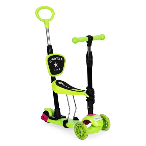 Hulajnoga Trójkołowa Balansowa 3w1 ze Świecącymi Kołami LED ECOTOYS Hulajnoga Trójkołowa Balansowa 3w1 ze Świecącymi Kołami LED ECOTOYS