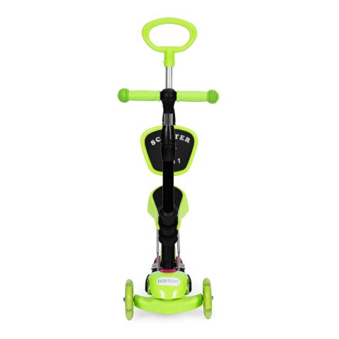 Hulajnoga Trójkołowa Balansowa 3w1 ze Świecącymi Kołami LED ECOTOYS Hulajnoga Trójkołowa Balansowa 3w1 ze Świecącymi Kołami LED ECOTOYS
