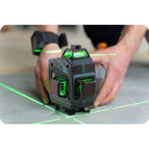 Humberg HM-170 Laser Krzyżowy 4D - Zasięg 40m, Zielony Laser+ Akcesoria Humberg HM-170 Laser Krzyżowy 4D - Zasięg 40m, Zielony Laser+ Akcesoria