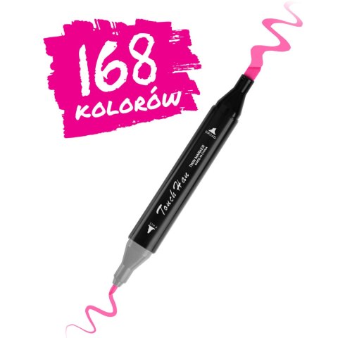 Markery Alkoholowe Nukido NK-914 168 Sztuk Dwustronne Flamastry z Torbą Markery Alkoholowe Nukido NK-914 168 Sztuk Dwustronne Flamastry z Torbą