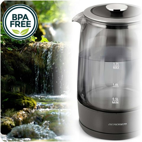 Czajnik Elektryczny Szklany Berdsen BD-711 1,7L Panel Dotykowy