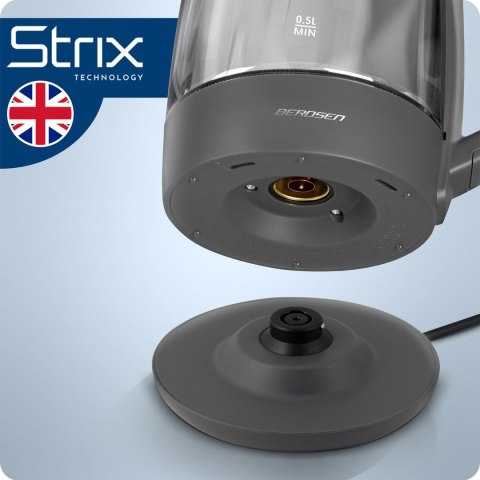 Czajnik Elektryczny Szklany Berdsen BD-711 1,7L Panel Dotykowy