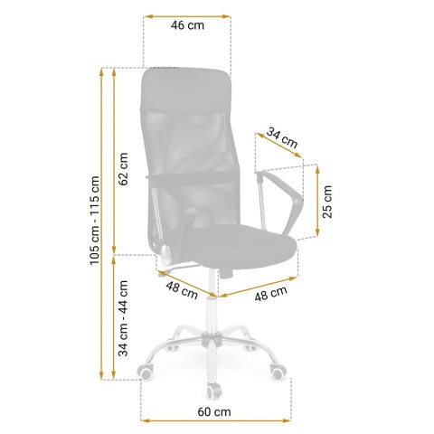 Fotel Biurowy Premium Tamar – Ergonomiczny Design i Mikrosiatka