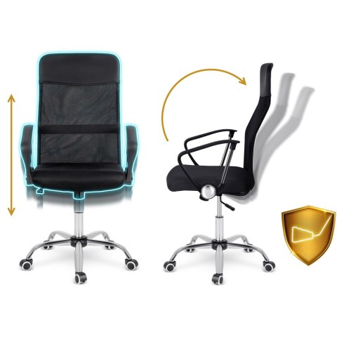 Fotel Biurowy Premium Tamar – Ergonomiczny Design i Mikrosiatka