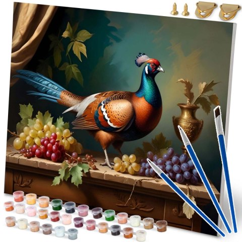 Obraz do Malowania po Numerach 40x50 cm - Bażant - Massido Obraz do Malowania po Numerach 40x50 cm - Bażant - Massido
