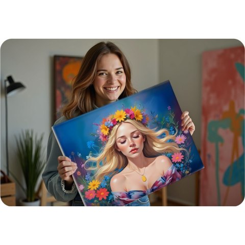 Obraz do Malowania po Numerach 40x50 cm - Portret Kobiety - Massido Obraz do Malowania po Numerach 40x50 cm - Portret Kobiety - Massido