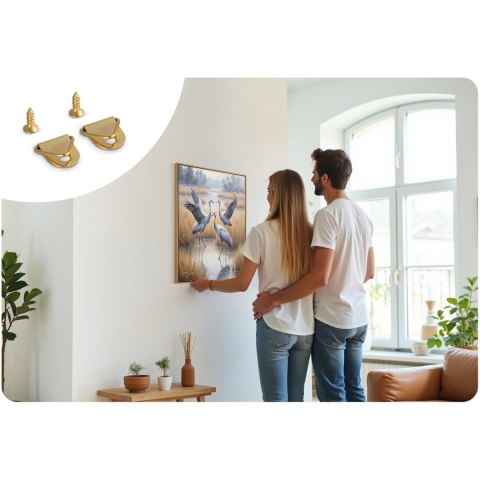 Obraz do Malowania po Numerach 40x50 cm - Żurawie - Massido Obraz do Malowania po Numerach 40x50 cm - Żurawie - Massido