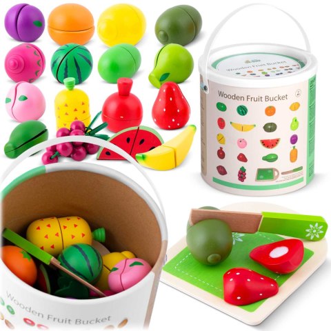 Drewniane Owoce do Krojenia Ricokids RK-872 – Zestaw 18 Elementów Drewniane Owoce do Krojenia Ricokids RK-872 – Zestaw 18 Elementów