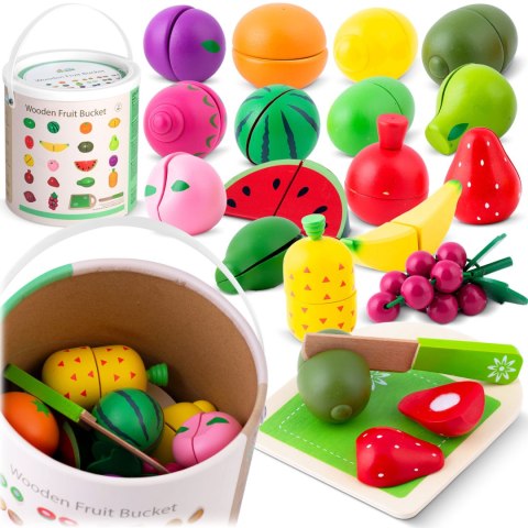 Drewniane Owoce do Krojenia Ricokids RK-872 – Zestaw 18 Elementów Drewniane Owoce do Krojenia Ricokids RK-872 – Zestaw 18 Elementów