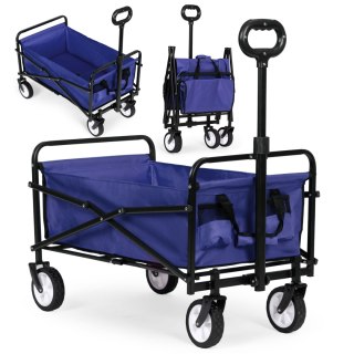 Składany Wózek Transportowy MultiGarden 48x90 cm z Gumowymi Kołami